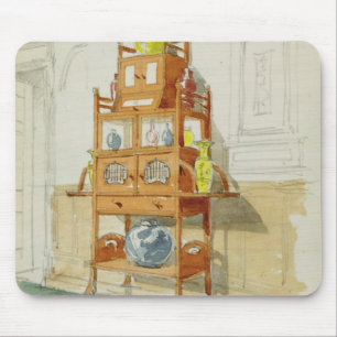 Exhibition Cabinet, c.1860s-70s (w/c & pencil on p Mouse Pad