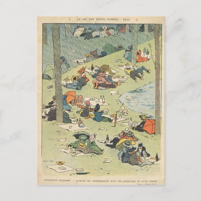 Exhibition of the culinary arts postcard (Front)