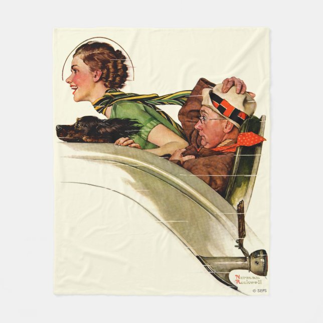 Exhilaration Fleece Blanket (Front)