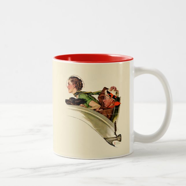 Exhilaration Two-Tone Coffee Mug (Right)