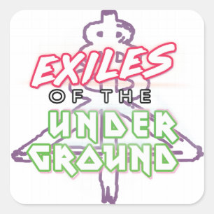 Exiles of the Underground White 20 Stickers Sheet