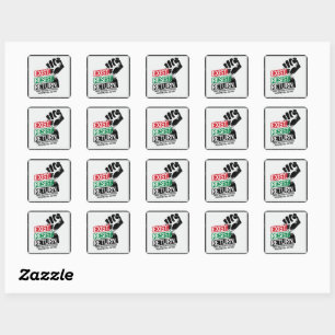 Exist Resist Return Palestine Will Be Free Square Sticker