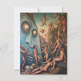 Existential Descent Postcard