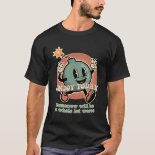 Existential Dread Coon Bomb Grenade Nihilism T-Shirt