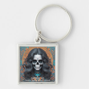 EXISTENTIAL LITE Memento Mori Femme Skull Keychain