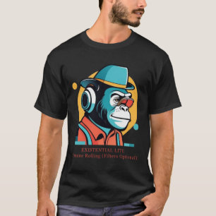 EXISTENTIAL LITE Toon Chimp T-Shirt