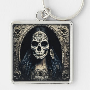 EXISTENTIAL LITE Vintage Femme Skull 4 Keychain