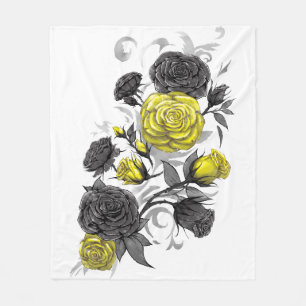 Existential Roses Fleece Blanket
