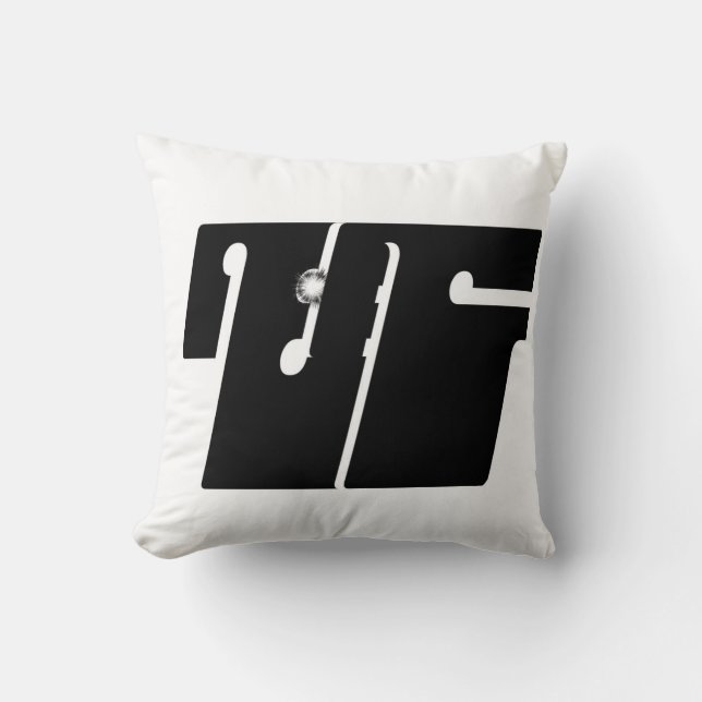 EXISTING IN FICTION THROW PILLOW (Front)