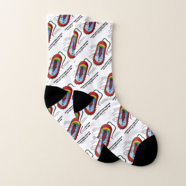 Existing Under Extreme Conditions Prokaryote Socks (Pair)