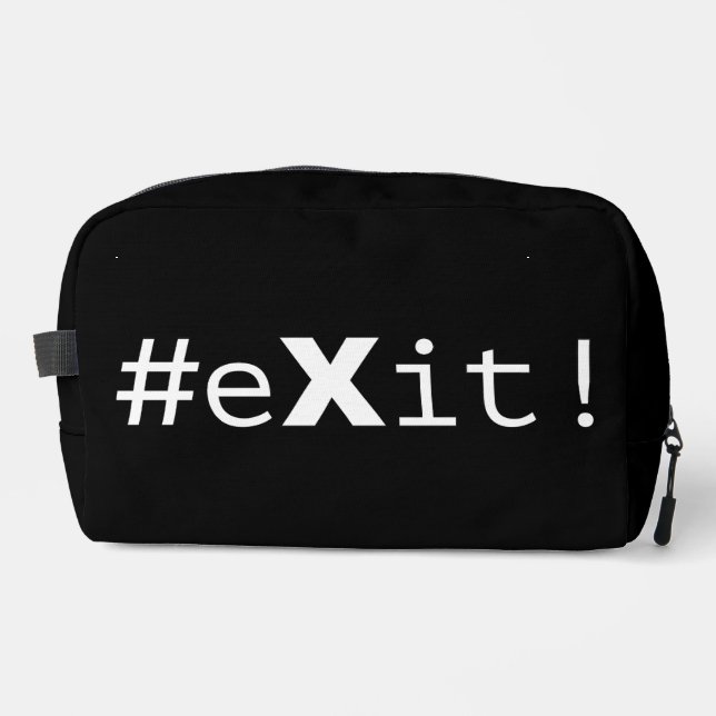 #eXit!  Dopp Kit (Front)