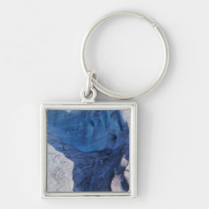 Exit Glacier Waves Keychain