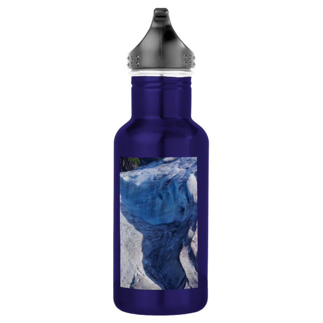 Exit Glacier Waves Water Bottle (Right)