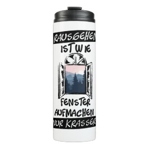 Exit is like opening windows thermal tumbler