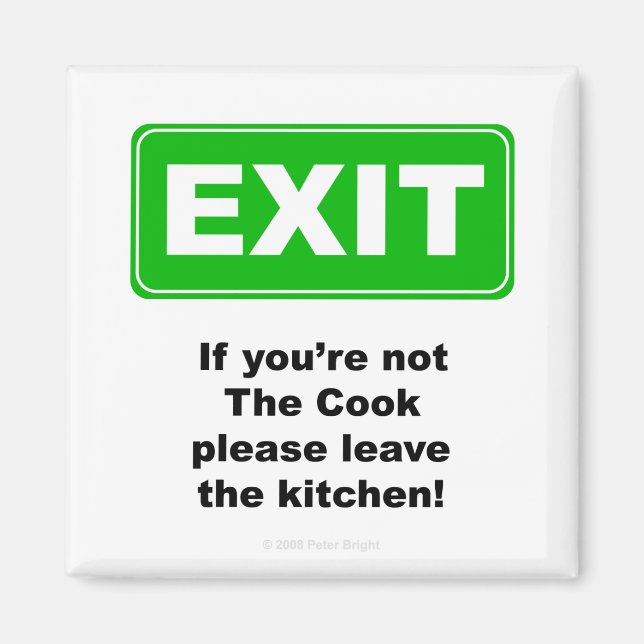 EXIT kitchen - Magnet (Front)
