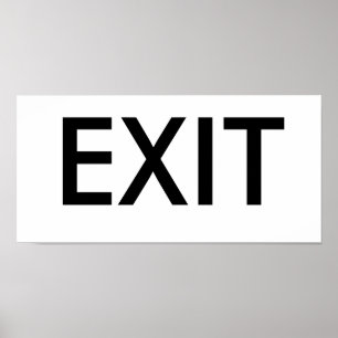 EXIT POSTER
