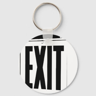 exit sign keychain