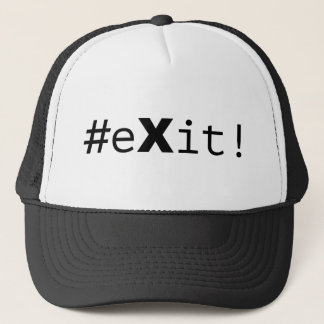 #eXit! Trucker Hat