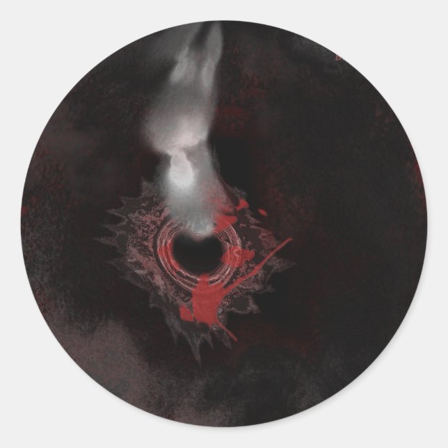 Exit Wound Classic Round Sticker (Front)