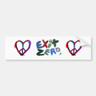 exit zero bumper sticker
