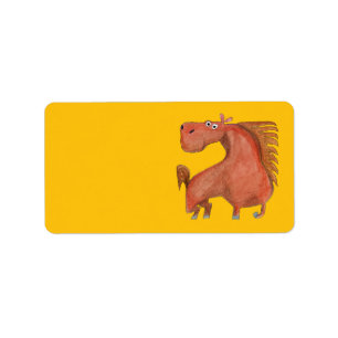 Exited Horse Label