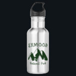 Exmoor National Park 532 Ml Water Bottle<br><div class="desc">Exmoor is loosely defined as an area of hilly open moorland in west Somerset and north Devon in South West England. It is named after the River Exe,  the source of which is situated in the centre of the area,  two miles north-west of Simonsbath</div>