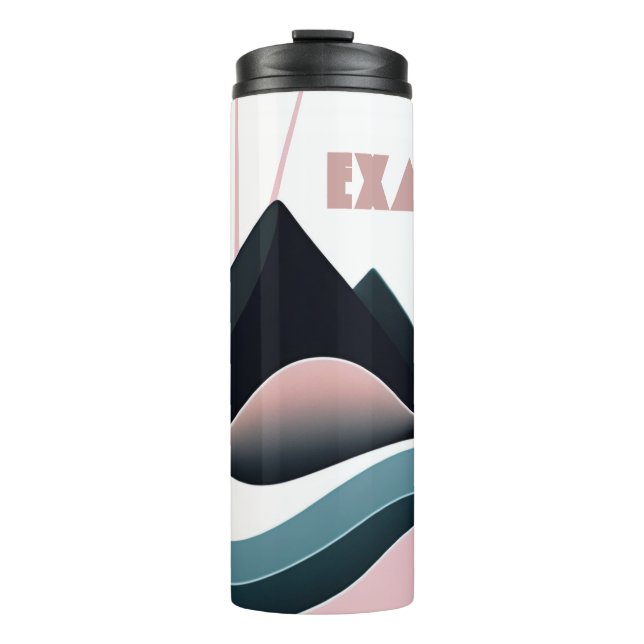 Exmoor National Park Coloured Hills Thermal Tumbler (Front)