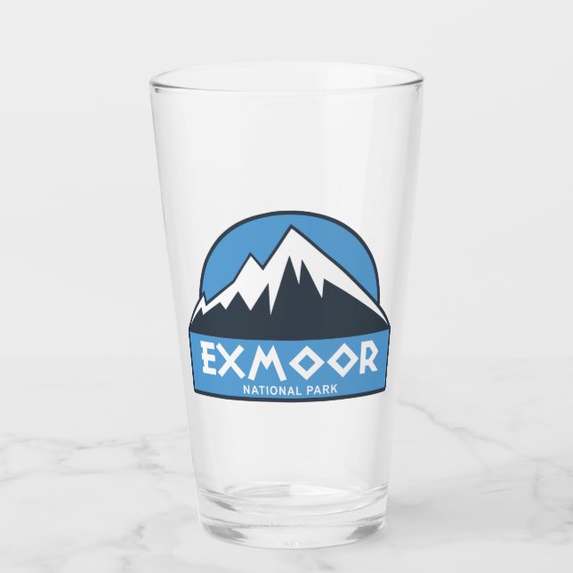 Exmoor National Park Glass (Front)
