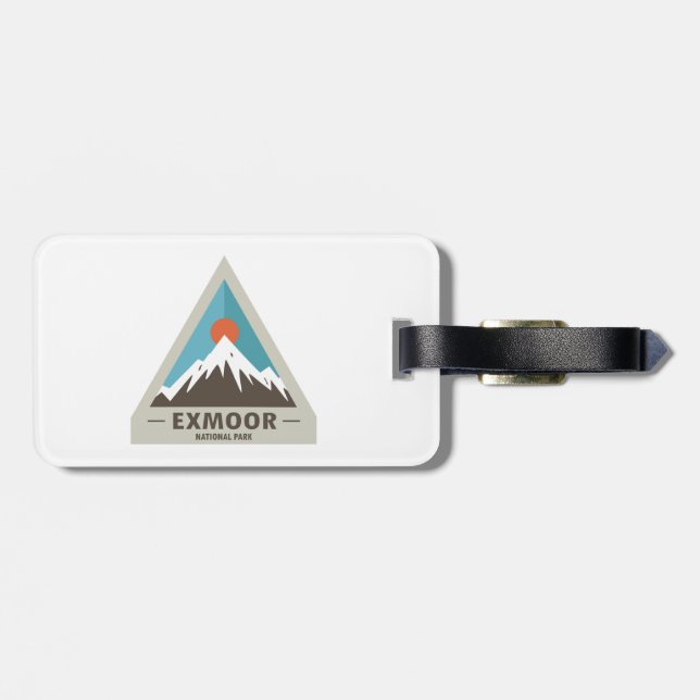Exmoor National Park Luggage Tag (Back Horizontal)