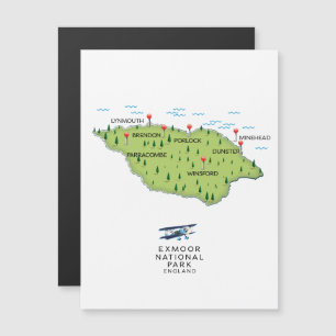 Exmoor National Park map