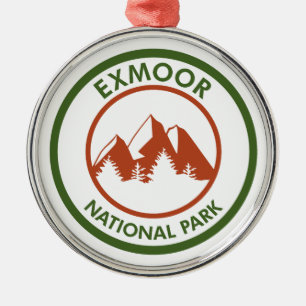 Exmoor National Park Metal Ornament
