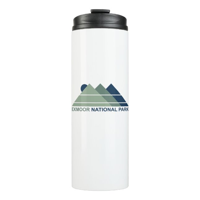 Exmoor National Park Mountain Sun Thermal Tumbler (Front)