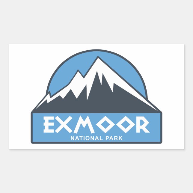 Exmoor National Park Sticker (Front)