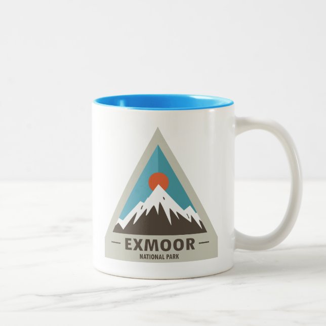Exmoor National Park Two-Tone Coffee Mug (Right)