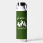 Exmoor National Park Water Bottle<br><div class="desc">Exmoor is loosely defined as an area of hilly open moorland in west Somerset and north Devon in South West England. It is named after the River Exe,  the source of which is situated in the centre of the area,  two miles north-west of Simonsbath</div>