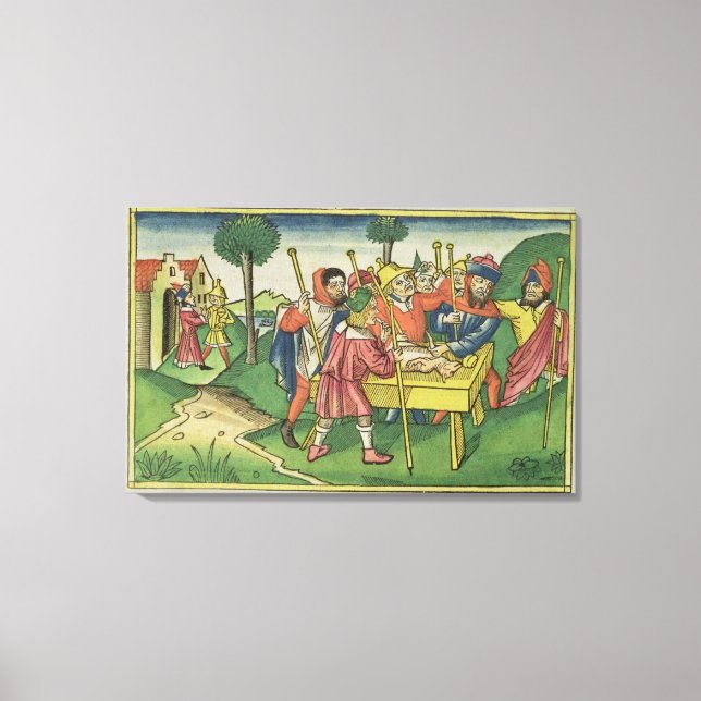 Exodus 12 The First Passover, from the 'Nuremberg Canvas Print (Front)
