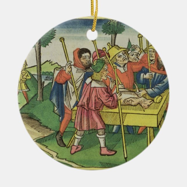 Exodus 12 The First Passover, from the 'Nuremberg Ceramic Ornament (Front)
