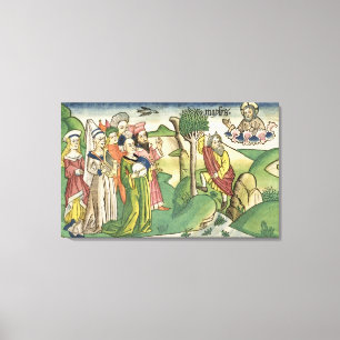 Exodus 15 1-19 The Song of Moses, from the 'Nuremb Canvas Print