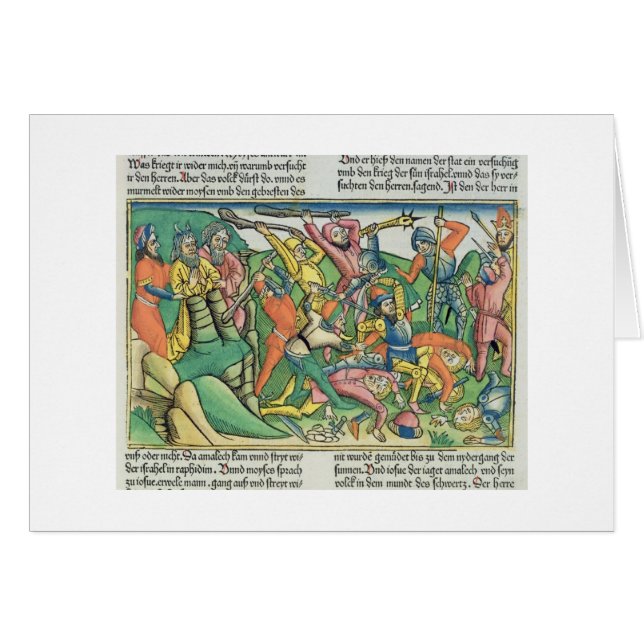 Exodus 17 8-15 Aaron and Hur support Moses' hands (Front Horizontal)