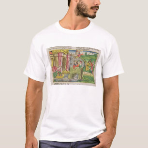 Exodus 2 1-6 Moses being floated down the Nile and T-Shirt