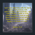 Exodus 31:3 Magnetic Verse Card<br><div class="desc">Exodus 31:3 is a great magnetic verse card to keep in your car or on your fridge. It's also a great reminder to keep God's Word close to you.</div>