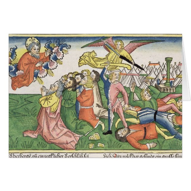 Exodus 32 15-23 Moses breaking the stone tablets, (Front Horizontal)