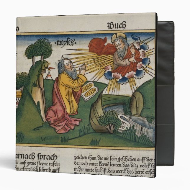 Exodus 34 1-10 Moses receives the second tablets w Binder (Front/Inside)