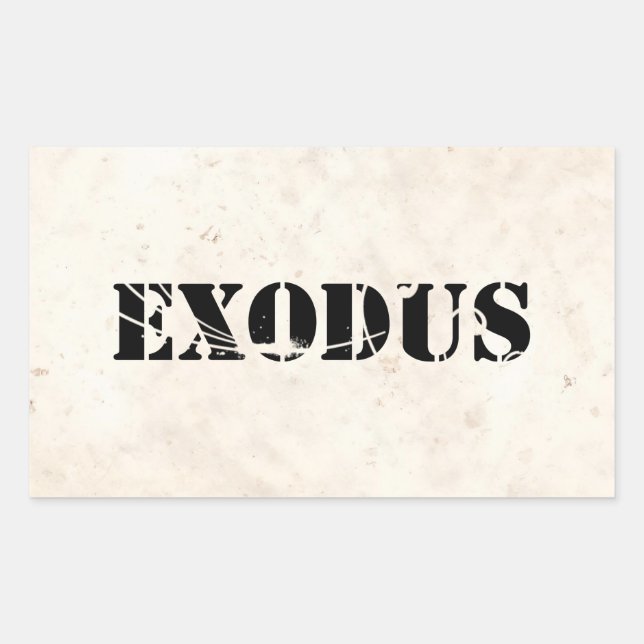 Exodus 4 sticker (Front)