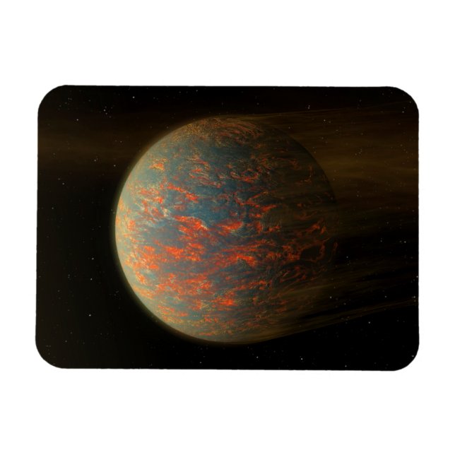 Exoplanet 55 Cancri E And Its Molten Surface Magnet (Horizontal)