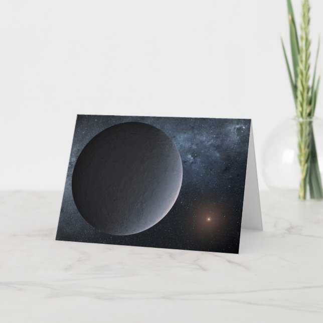 Exoplanet Ogle-2016-Blg-1195lb Orbits A Small Star Card (Front)