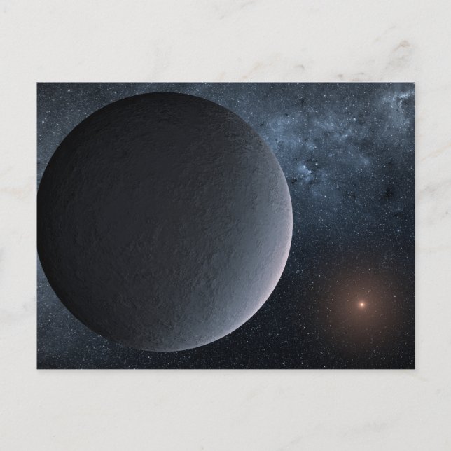 Exoplanet Ogle-2016-Blg-1195lb Orbits A Small Star Postcard (Front)