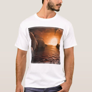 Exoplanet Trappist-1f From Its Icy Night Side. T-Shirt