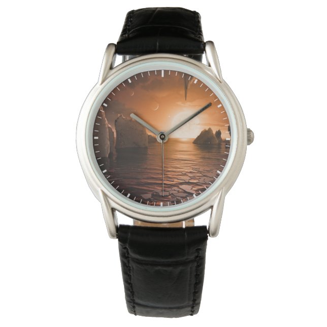 Exoplanet Trappist-1f From Its Icy Night Side. Watch (Front)