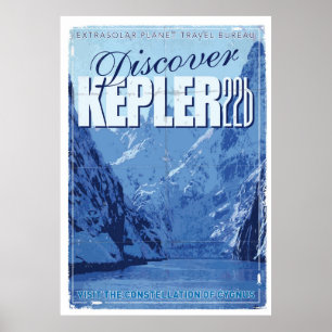 Exoplanet Travel KEPLER 22b Poster
